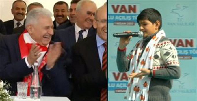 Erdoğan taklidi yapan Vanlı çocuk güldürdü | İzle