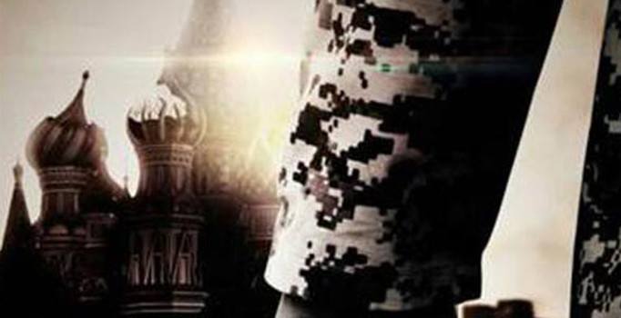 IŞİD 2 hafta önce Rusya'yı 'yakacağız' afişi ile tehdit etmiş