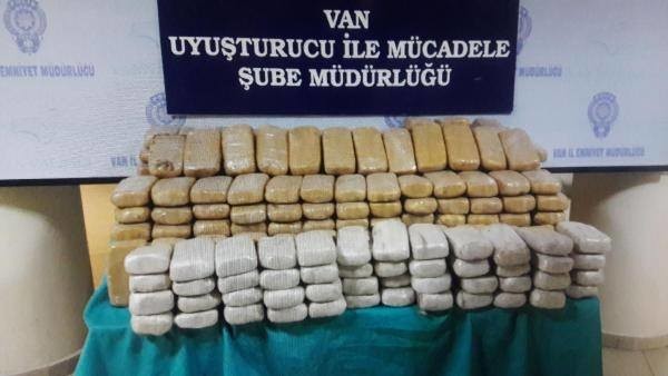 Van'da 109 kilo eroin ele geçirildi