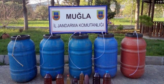 Muğla'da sahte içki operasyonu