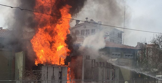 Eskişehir'de trafo yangını | Eskişehir haberleri