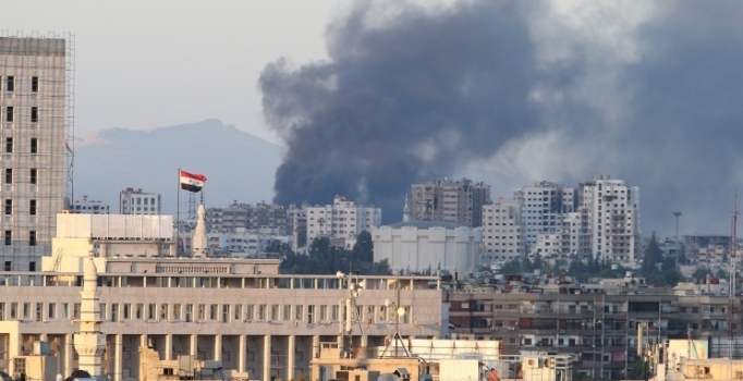 Şam'daki Rus Büyükelçiliği'ne havan toplu saldırı