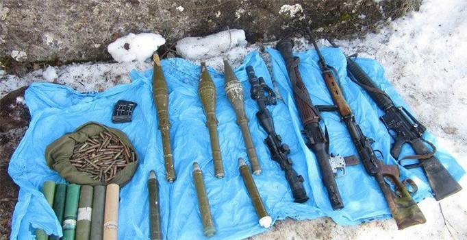 Bingöl kırsalında M-16, Kanas, roketatar ve çok miktarda mühimmat ele geçirildi