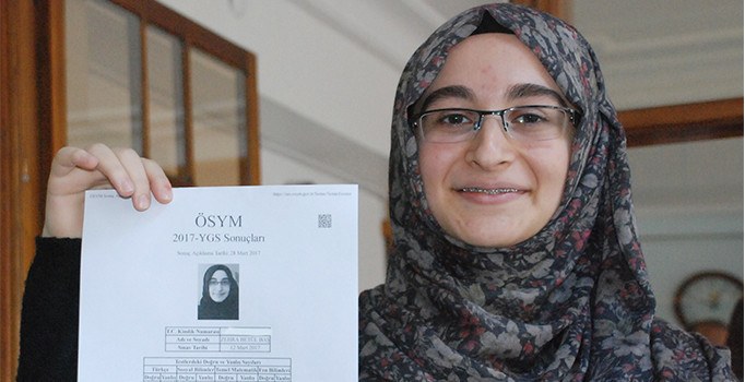 YGS’de hayatının şokunu yaşayan genç kıza sevindiren haber