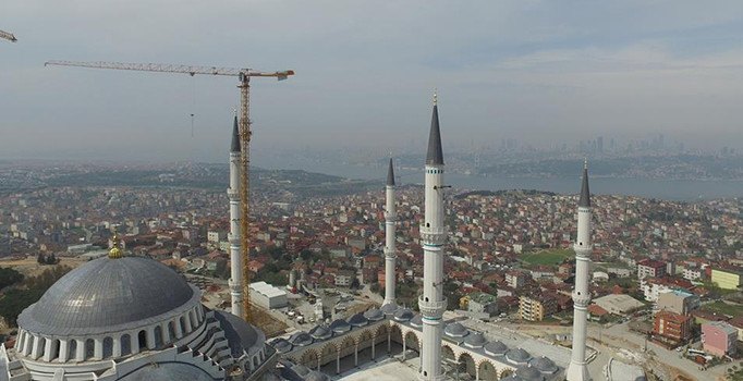 Çamlıca Camisi'nin yüzde 80'i tamamlandı