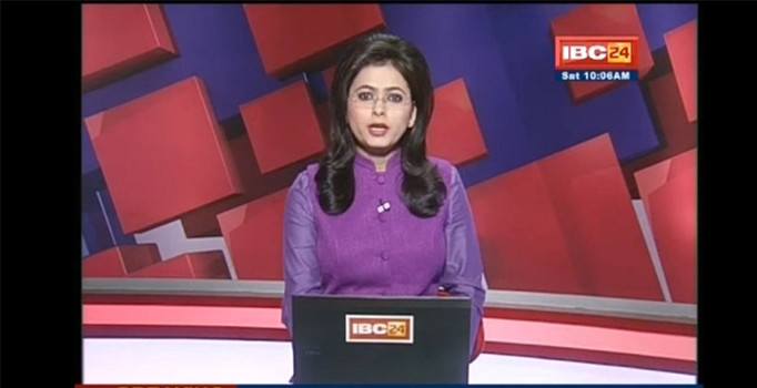 Hindistanlı spiker canlı yayında kocasının öldüğünü öğrendi