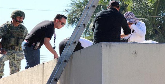 Uçaktan hastaneye ceset attılar