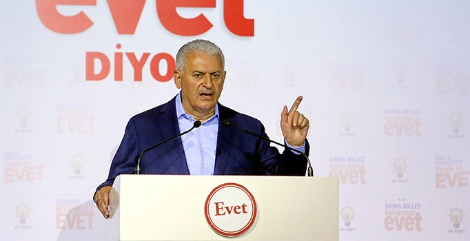 Başbakan Yıldırım: Anayasa değişikliğinde eyalet varsa görevi bırakırım