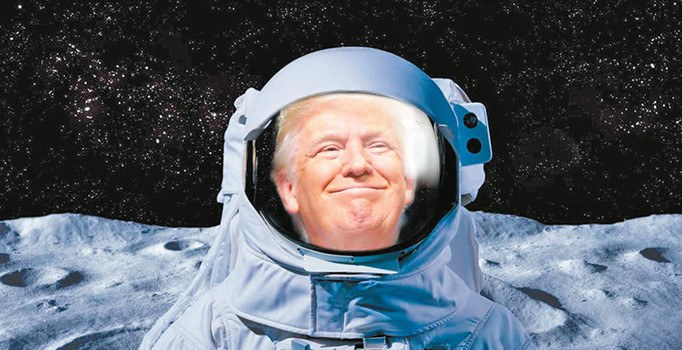 Yıldızlar arası Trump protestosu