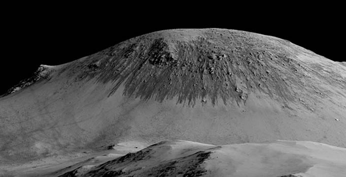 Nasa: Mars'ta akan su olduğuna dair kanıtlar bulduk