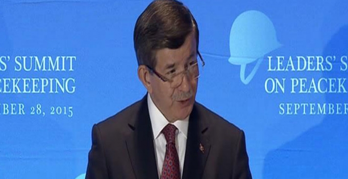 Davutoğlu BM Barış zirvesinde konuştu: Kalıcı barış için çabalamalı