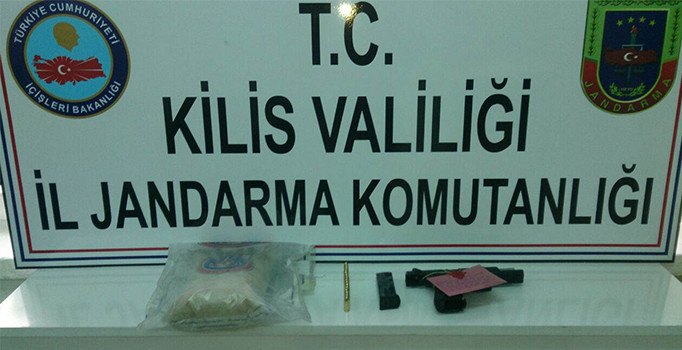 Kilis'te 1,3 kilo eroin ele geçirildi