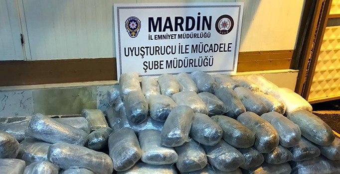 Mardin'de uyuşturucu operasyonu