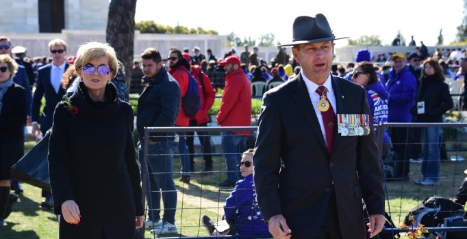 Avustralya anıtında tören düzenlendi