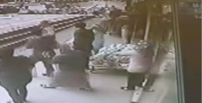 Ankara Dikimevi'ndeki otobüs kazası güvenlik kamerasında