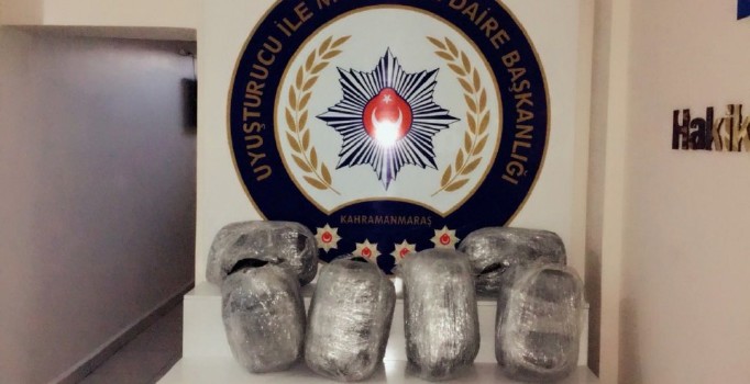 Kahramanmaraş'ta uyuşturucu operasyonu