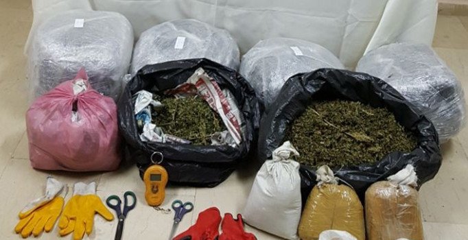 Batman'da uyuşturucu operasyonu: 71,5 kilogram esrar ele geçirildi