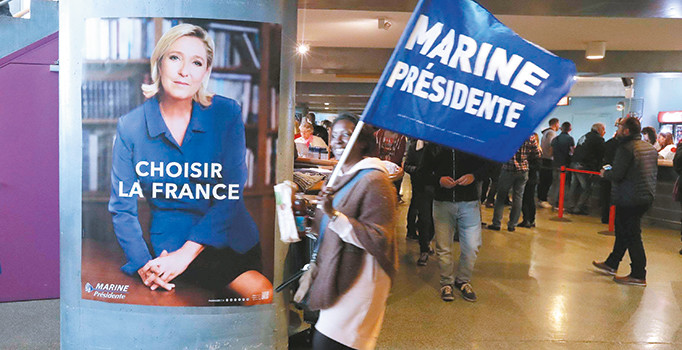Radikal sol desteği çekti Le Pen umutlandı