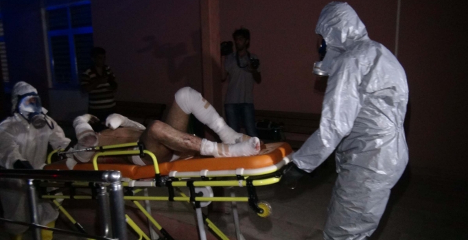 Suriye'nin Halep kentinde yaralananlar kimyasal testten geçirildi