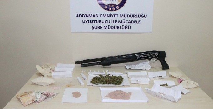 Adıyaman'da uyuşturucu operasyonu:  9 tutuklama