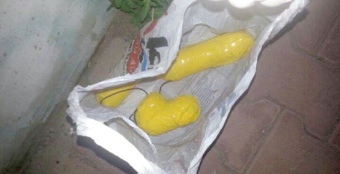 Kayseri’de, akaryakıt istasyonunda bomba görünümlü salam paniği