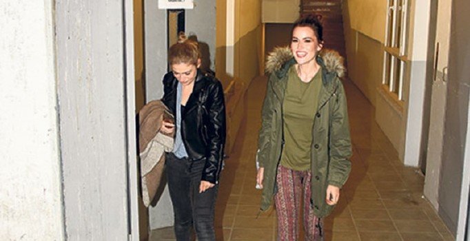 Fahriye Evcen'in 18 saatlik set çekimi