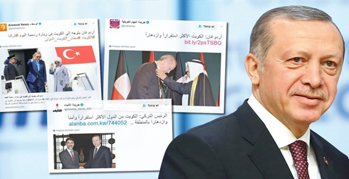 Kuveyt basını Erdoğan'a geniş yer verdi