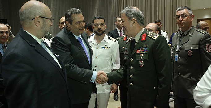 Hulusi Akar, Atina’da Genelkurmay Başkanları Toplantısına katıldı