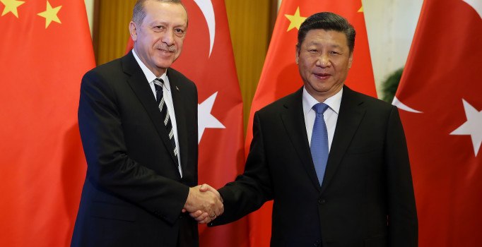 Erdoğan Çin Devlet Başkanı ile görüştü