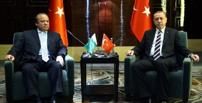Cumhurbaşkanı Erdoğan, Pakistan Başbakanı Şerif’i kabul etti
