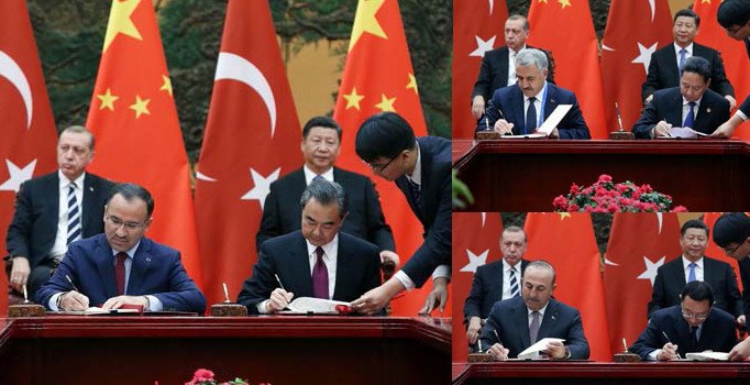 Çin'de imzalar peş peşe atıldı