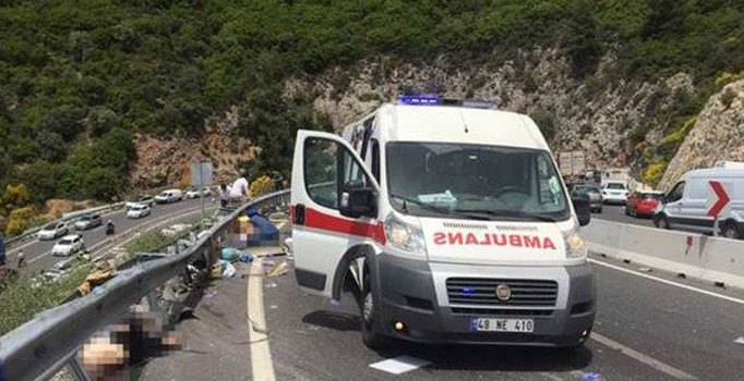 Marmaris'teki feci kazadan ilk görüntüler