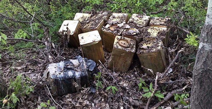 Teröristlerin tuzakladığı 560 kilogramlık patlayıcı imha edildi