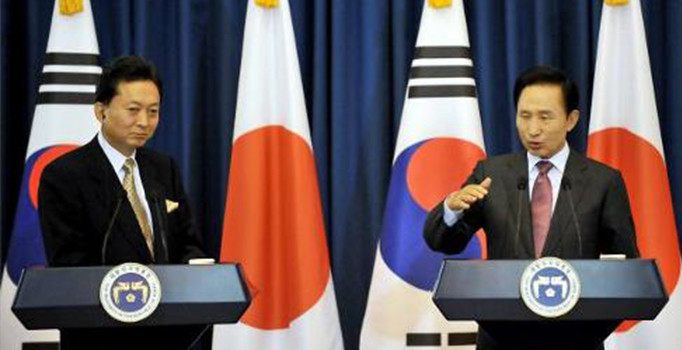 Güney Kore ve Japonya'da K.Kore'ye karşı birlik mesajı