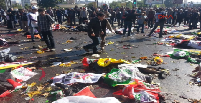 Ankara'daki patlamadan ilk görüntüler