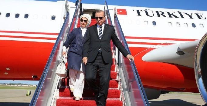 Gurbetçiler Erdoğan'ı ABD'de coşkuyla karşıladı