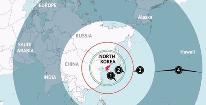 Füze haritasında Türkiye detayı