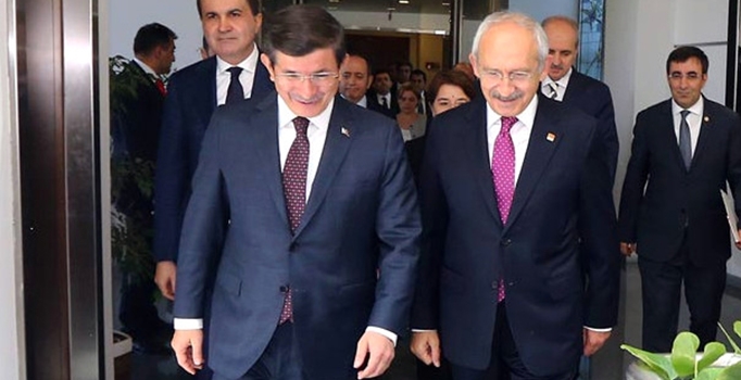 Davutoğlu ile Kemal Kılıçdaroğlu'nun terör görüşmesi başladı