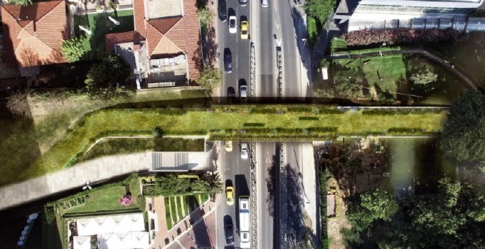 Gezi Parkı’na yapılacak ekolojik yaya köprüsü böyle görünecek