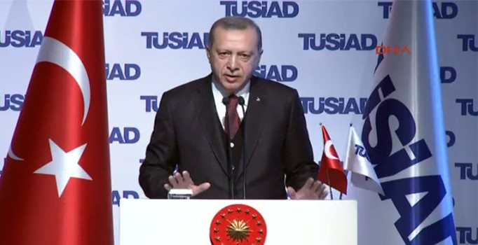 Erdoğan'dan TÜSİAD'da AB'ye mesaj: Milletin izzetini ayaklar altına aldırmam