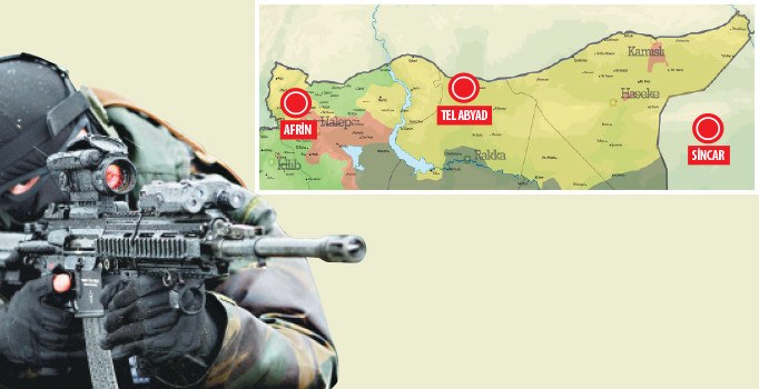 Terör noktaları ABD'ye iletildi, 7 bin asker emir bekliyor