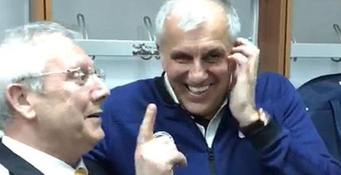 Aziz Yıldırım soyunma odasına indi!