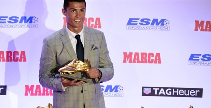 Cristiano Ronaldo Altın Ayakkabı Ödülü'nü 4. kez kazandı