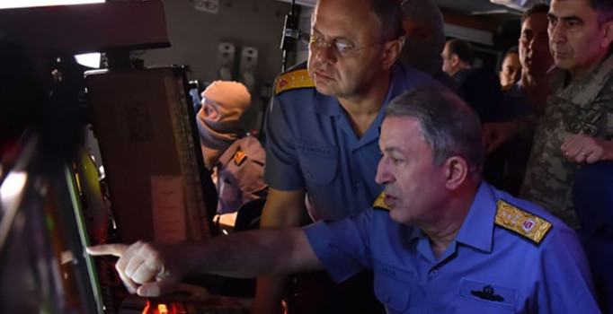 Genelkurmay Başkanı Akar, tatbikatı böyle izledi