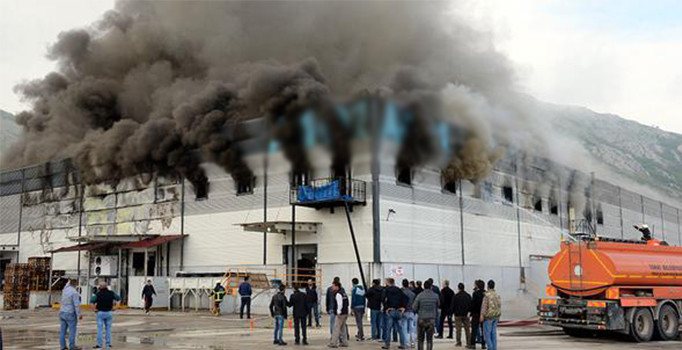 Tokat OSB’de  yangın