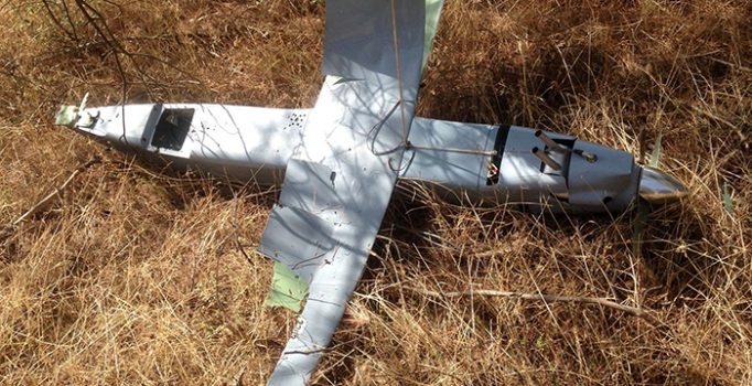 Türkiye'nin Suriye sırında düşürdüğü İHA'dan ilk görüntüler - video