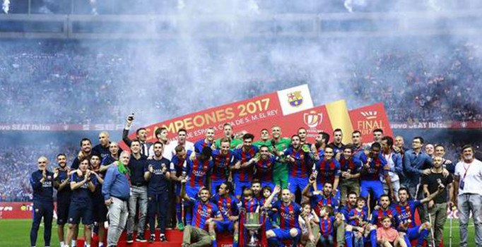 Kral kupası Barcelona'nın