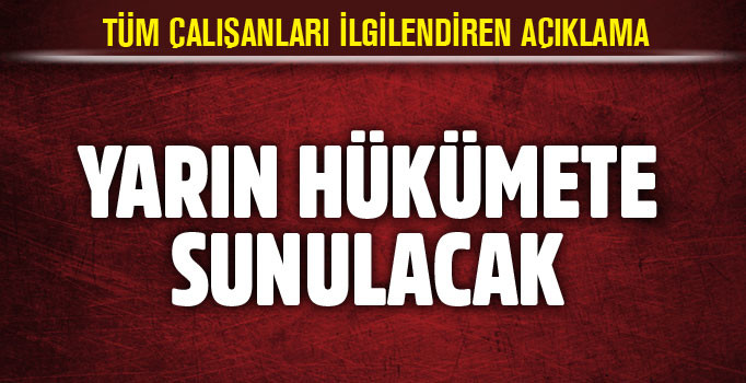 Müezzinoğlu'ndan kıdem tazminatı açıklaması