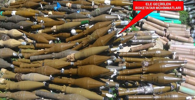 Kato Dağı'nda çok sayıda mühimmat ele geçirildi