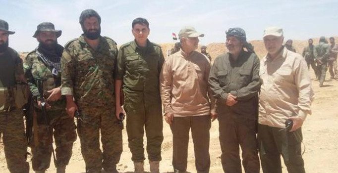 İranlı sır komutan Suriye-Irak sınırında görüntülendi